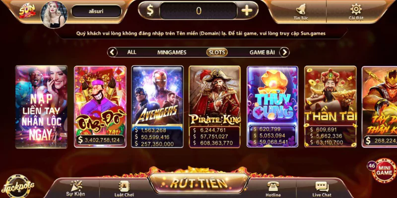 Giới thiệu tổng quan cổng game Sunwin